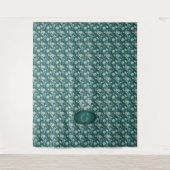 Elegante Chic-Wildblume Wandteppich (Vorderseite)