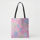 Elegante Chic Wildflower Rosa Tasche (Vorderseite)