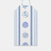 Elegante Chinoiserie Bauble Personalisierte Weihna Geschenkanhänger (Rückseite)