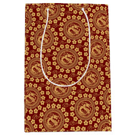 Elegante Chinoiserie für das Drachenjahr am Montag Mittlere Geschenktüte