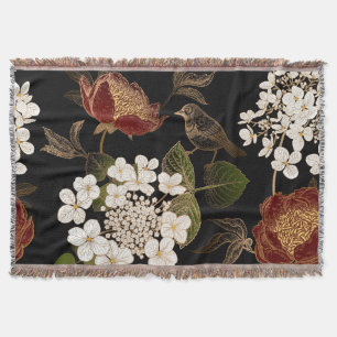 Elegante Chinoiserie Inspiriert Blumenblumen Decke