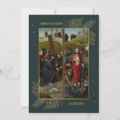 Elegante Christlich-katholische Osterfeiertage Ei Einladung (Vorderseite)