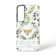 Elegante christliche Olive Gold Taube Schrift