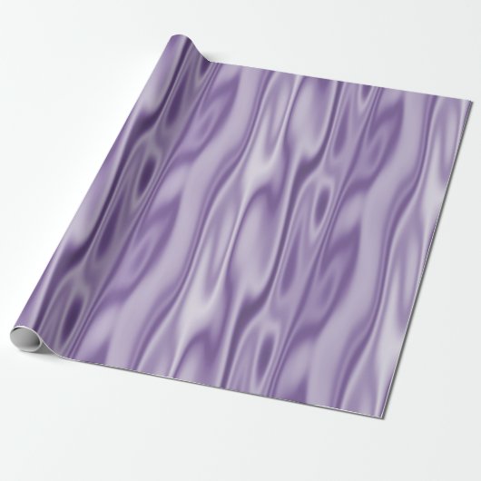 Elegante Christmas Lavender Imitate Satin Graphic Geschenkpapier (Ungerollt)