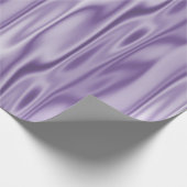 Elegante Christmas Lavender Imitate Satin Graphic Geschenkpapier (Ecke)
