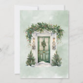 Elegante Church Dose Scene Probe Dinner Einladung (Rückseite)