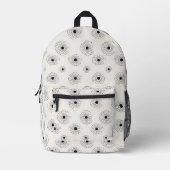 Elegante Circle Patterns Bedruckter Rucksack (Vorderseite)