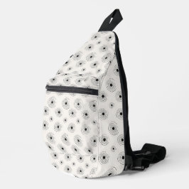 Elegante Circle Patterns Crossbody Bag