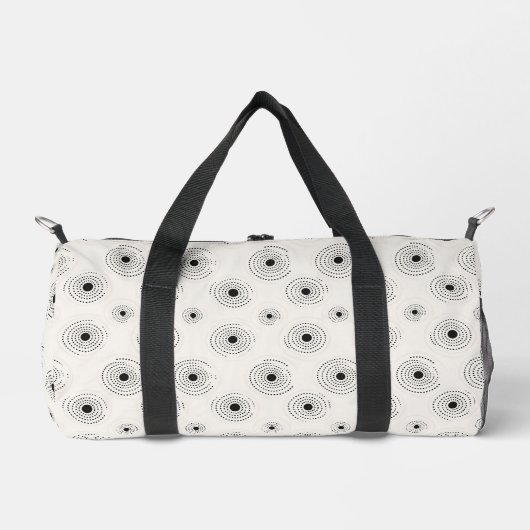 Elegante Circle Patterns Duffle Bag (Vorderseite)