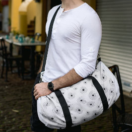 Elegante Circle Patterns Duffle Bag