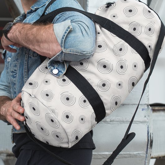 Elegante Circle Patterns Duffle Bag
