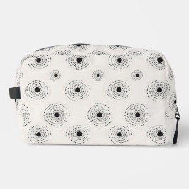 Elegante Circle Patterns Waschbeutel