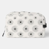 Elegante Circle Patterns Waschbeutel (Rückseite)