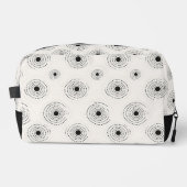 Elegante Circle Patterns Waschbeutel (Vorderseite)