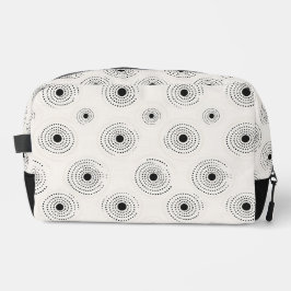Elegante Circle Patterns Waschbeutel