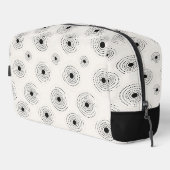 Elegante Circle Patterns Waschbeutel (Rechte Ecke)
