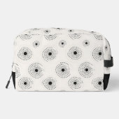 Elegante Circle Patterns Waschbeutel (Rückseite)