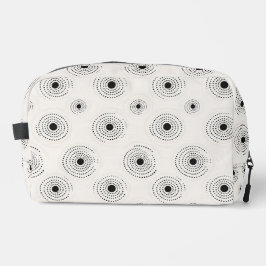 Elegante Circle Patterns Waschbeutel