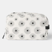 Elegante Circle Patterns Waschbeutel (Rückseite)