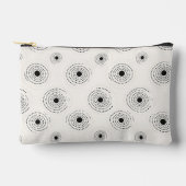 Elegante Circle Patterns Zubehörtasche (Vorderseite)