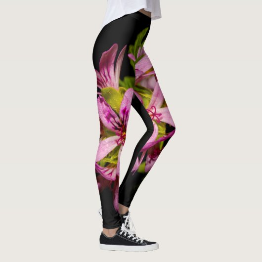 Elegante Citronella Blume Leggings (Rechts)