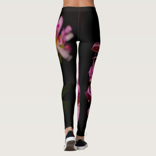 Elegante Citronella Blume Leggings (Rückseite)