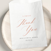 Elegante Citrus Floral Brautparty Süßigkeiten Geschenktütchen