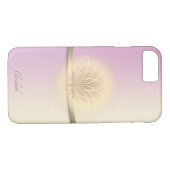 Elegante Class Gold Lotus - Personalisiert Case-Mate iPhone Hülle (Rückseite (Horizontal))