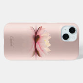 Elegante Class Lotus Blume Rose Gold Case-Mate iPhone Hülle (Rückseite (Horizontal))