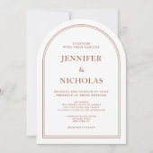 Elegante Classic Einladung (Vorderseite)