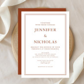 Elegante Classic Einladung