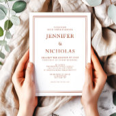 Elegante Classic Einladung