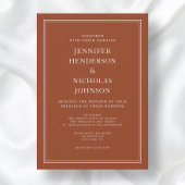 Elegante Classic Einladung