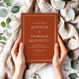 Elegante Classic Einladung