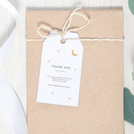 Elegante Classic Gold Moon Stars Hochzeit Vielen D Geschenkanhänger