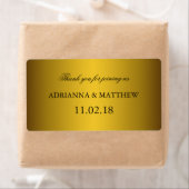 Elegante Classic Gold Wedding Wine Labels2 (Insitu)