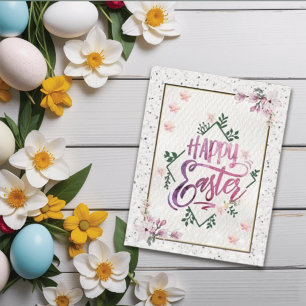 Elegante Classic Happy Osterday Card Feiertagskarte