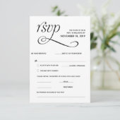 Elegante Classic UAWG (Response) Einschließkarte Begleitkarte (Stehend Vorderseite)