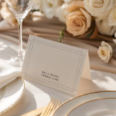 Elegante Classic Vintage Wedding Platzkarte Tischnummer