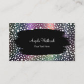 Elegante Classy Glitzy Bling Business Cards Visitenkarte (Vorderseite)