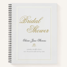 Elegante Classy Ivory Frame Brautparty Geschenklis