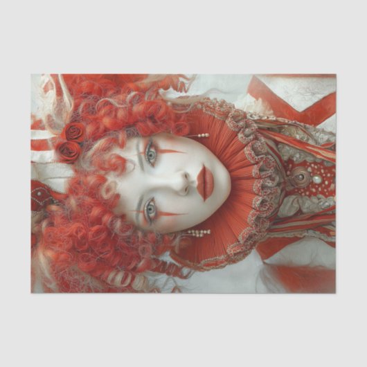 Elegante Clowns3 Seidenpapier (Vorderseite)