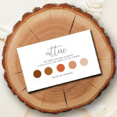 Elegante Code-Karte für das Hochzeitskleid Begleitkarte