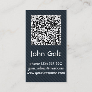 Elegante Code-Visitenkarte-Schablone des Visitenkarte