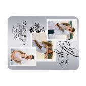 Elegante Collage zum Valentinstag Magnet (Horizontal)