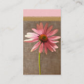 Elegante ConeFlower Business Card - - Visitenkarte (Rückseite)