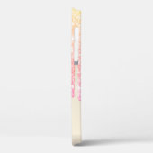 Elegante Coole Ombre Glitzer Tropfen Case-Mate iPhone Hülle (Rückseite / Links)