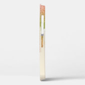 Elegante Coole Rainbow-Glitzer-Tropfen Case-Mate iPhone Hülle (Rückseite / Links)