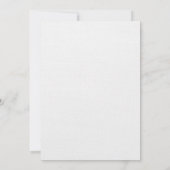 Elegante Coquette Bow Wedding Einladung (Rückseite)