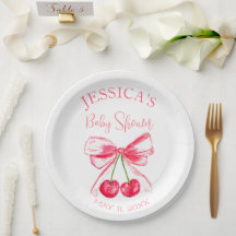 Elegante Coquette Pink Bow Baby Shower Girl